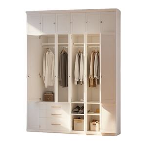 New Popular Modern Closet <b>Wardrobe</b> <b>Storage</b> Wooden Bedroom Big <b>Wardrobe</b> Room Cabinets - Product Image 2