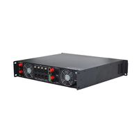 AMPLIFICADOR DE Sonido Profesional de 4 canales, 1000W, 8 Ohm, con Software DSP, sistema de Control y Dante opcional