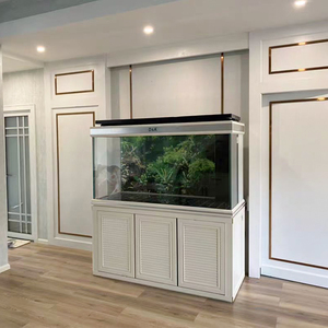 Système d'aquarium de grande taille de 500 gallons, filtre à éponge, pompe de sump, design en verre ultra-clair, commercial, intelligent, écologique, vie en plein air - Product Image 1