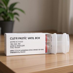 Caja de Plástico Transparente para Viales de 3ml, 5ml, 7ml y 10ml, Estuche de Viaje para Almacenamiento de Muestras, Soporte para Viales de Materiales Reciclados - Product Image 3