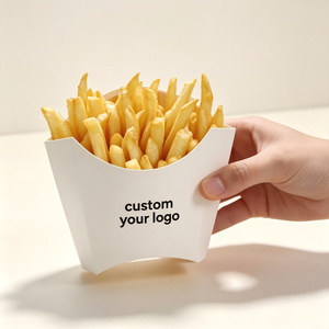 Scatole per Patatine Fritte e Chips Personalizzate con Logo, Ecologiche, Riciclabili e Autoassemblanti - Product Image 2
