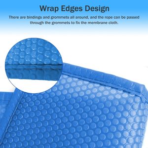 Couverture isolante pliable pour piscine en PE de <span class=keywords><strong>haute</strong></span> <span class=keywords><strong>qualité</strong></span> avec design à bulles, empêche la chute de température de l'eau - Product Image 1