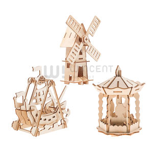 Prezzo di fabbrica bambini giocattoli montessori in legno all'ingrosso Jigsaw puzzle kiddies in legno altri puzzle educativi per bambini 3d - Product Image 2