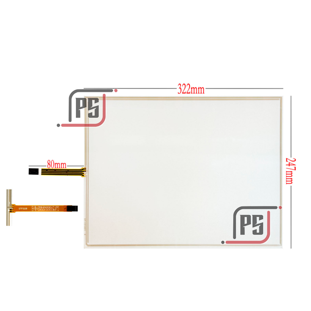 15 Inch Touch Screen 4 Wire Digitizer Touchscreen for LQ150X1LW94 LQ150X1LG98/96 LQ150X1LGN7/N1A 5 Wire Diziter Touch Screen