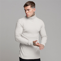 Herren Roll kragen pullover und Pullover Winter Thin Casual Solid Strick Roll kragen pullover Mode Slim Fit Herren Pull Homme