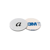 Tarjeta de Membresía RFID con Chip NFC de 13.56MHz, PVC Impermeable, Diámetro de 20mm/25mm, Tarjeta Tipo Moneda Ntag213 para Rastreo de Activos