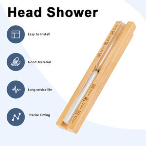 <span class=keywords><strong>Sablier</strong></span> rotatif visuel <span class=keywords><strong>en</strong></span> bois de pin pour sauna sec mural moderne et écologique de 15 minutes - Product Image 2