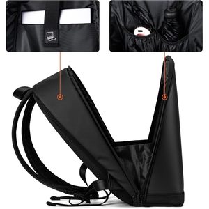 Tesinll LED <b>Backpack</b> <b>Laptop</b> Compartment Waterproof Nylon Unisex Shoulder Bag 15.6 Inch - Product Image 3