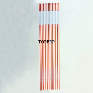 แผ่นปักทางเดินรถยนต์ไฟเบอร์กลาสสีส้มพร้อมเทปสะท้อนแสง - Product Image 4
