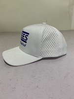 Secado rápido impermeable al aire libre corte láser agujero sol deporte Sombrero estilo de los hombres cinco paneles camionero Snapback gorras soporte personalización