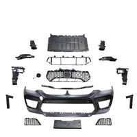 Kit carrosserie pare-chocs avant et arrière de style M5 amélioré pour BMW Série 5 G30 G38 2016 2017 2018 2019 2020