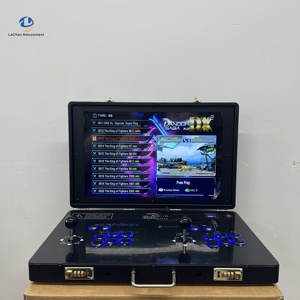 Nueva Consola de <span class=keywords><strong>Juegos</strong></span> Portátil 2026 con Pantalla Grande de 21 Pulgadas, Joystick para 2 Jugadores, Estilo Arcade, Retro, Plegable, Tipo Pandora Box - Product Image 4