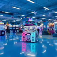 Machine de jeu d'arcade électronique à monnayeur, type pêcheur de jouets ou machine à attraper les objets, avec fonction griffe, pour centre de jeux et de divertissement