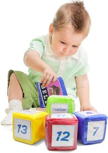 Blocs de poche <span class=keywords><strong>en</strong></span> tissu de jeu éducatif pour enfants, bricolage - Product Image 5