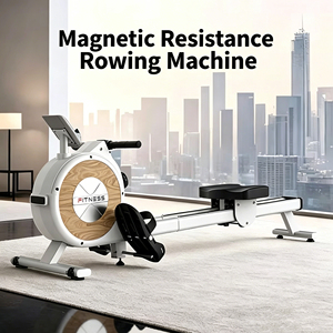 <span class=keywords><strong>Rameur</strong></span> magnétique pliable silencieux avec écran LCD, 16 niveaux de résistance, rangement <span class=keywords><strong>vertical</strong></span>, pour entraînement cardio à domicile - Product Image 1