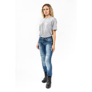 Carburo TORIN Lady Jeans moto femme certifié CE avec fibre aramide Blue Stonewash 38 - Product Image 6
