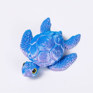 Juguete Antiestrés, Tortuga Impresa en 3D, Pequeño Adorno de Tortuga, Modelo de Juguete Creativo, Articulado, Varios Colores, Articulaciones Móviles, 15 Años - Product Image 4