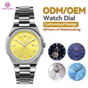 Reloj de Pulsera Deportivo de Cuarzo para Hombre, Personalizado al por Mayor, OEM, con Fecha, Resistente al Agua, de Acero Inoxidable, Marca Privada, Proveedor Undecember - Product Image 1