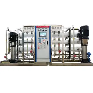 Sistema de Tratamiento de Agua purificada/pura RO de amplia escala 6000L/H Sistema de RO comercial Filtro de arena para planta de tratamiento de agua