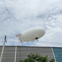 Personnalisé Populaire Vente LED Gonflable RC Dirigeable Qualité Grande Taille Dirigeable Zeppline avec Télécommande