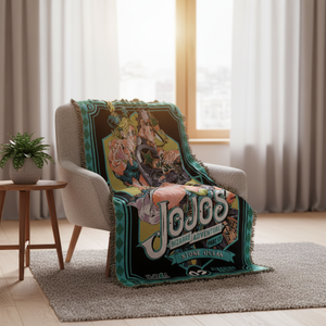 Tapisserie tissée personnalisée en coton et polyester écologique avec franges, motif dessin animé japonais <span class=keywords><strong>Luffy</strong></span>, pour la maison (DIY) - Product Image 5