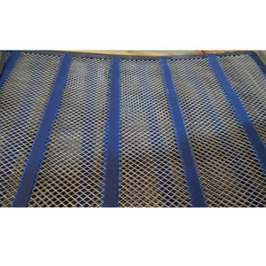 Maille de filtre auto-nettoyante à crochet ondulé en poly pour installation d'asphalte - Product Image 1