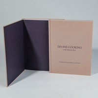 Pas cher Vente en gros Coloriage personnalisé Livre de cuisine décoratif Couvre Magazine Couverture rigide Table basse Recette Livre de cuisine Service d'impression
