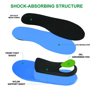 <span class=keywords><strong>Plantillas</strong></span> Ortopédicas Cómodas Para Calzado y Baloncesto Deportes Tela Suave con Gel y PU <span class=keywords><strong>Plantillas</strong></span> Para Calzado - Product Image 3