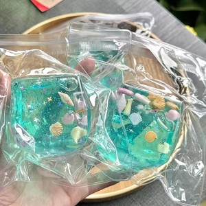 Taba Cubo de Bolas Antiestrés Blandas - Juguete Sensorial Oceánico de Lenta Recuperación para Niños y Adultos, Regalo Relajante para Apretar - Product Image 4