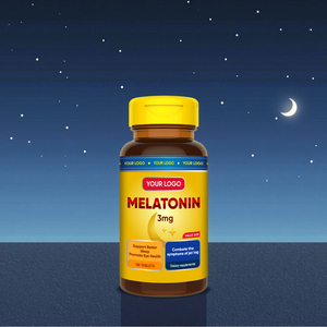 Comprimés de Mélatonine 2g avec Camomille et Mélisse - Mélange Herbal Naturel Relaxant pour un Amélioration du Sommeil - Déconseillé aux Femmes Enceintes - Product Image 1