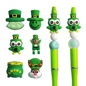 Cuentas de Silicona 3D de Dibujos Animados de Saint <span class=keywords><strong>Parkside</strong></span>, para Hacer Pulseras y Llaveros, Paquete a Granel, Shenzhen - Product Image 5