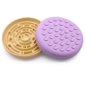 Bol de nourriture pour animaux de compagnie en silicone personnalisé avec logo, anti-glouton, anti-étouffement, alimentation saine, anti-ballonnement, bol de nourriture pour chat et chien à alimentation lente - Product Image 6
