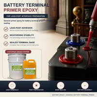 Adhésif d'étanchéité époxy 2:1 à prise rapide et résistant aux intempéries pour bornes de batteries au plomb KX-5013AB