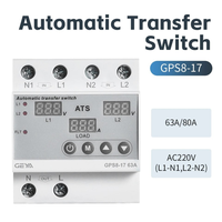 Disjoncteur automatique PLC adapté pour protection de courant 2P 63/80A double alimentation 110/220V – Vente en gros