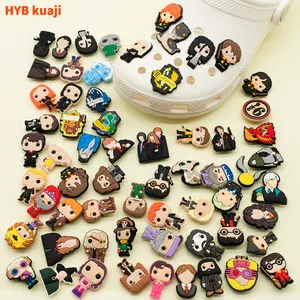 HYB kuaji trend 2024 charming for shoes anime cartoon shoe charm manufacturer harry custom shoe charm