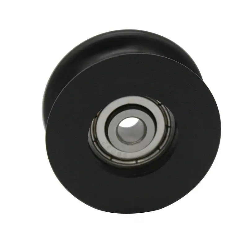 608ZZ 6.35x41x17mm stainless steel high friction resistance nylon roller wheel for cable rack