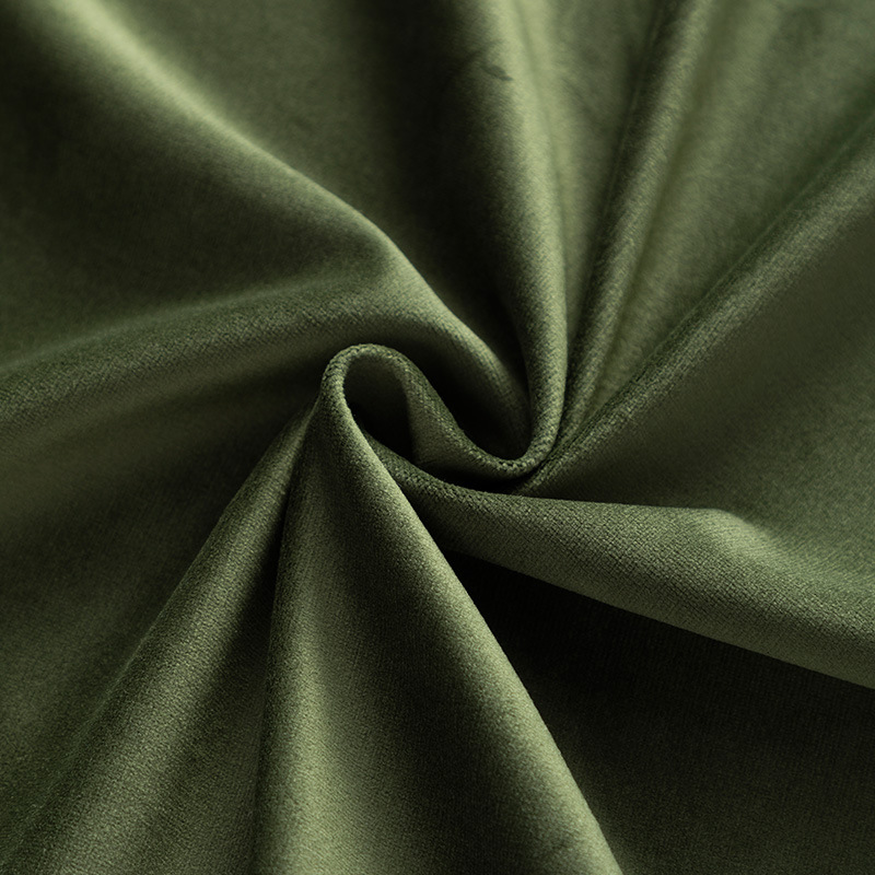 Manufacturer Knitted Velvet Fabric in Solid Colors for Sofa Fabric and Other Home Decor Items