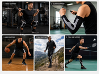 Manchon de compression sportif pour cuisse, pour hommes et femmes, soulagement de la sciatique, blessures aux jambes, course à pied, entraînement