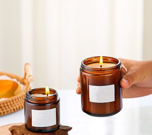 Coffret Cadeau de Bougies Parfumées de Luxe pour la Maison, Bougies en Cire de Soja Longue Durée dans un Pot Ambré, Idéal pour Demoiselle d'honneur, Cadeau de Pendaison de Crémaillère, Fête des Mères, Saint-Valentin - Product Image 6