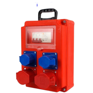 Caja Eléctrica Portátil Industrial Pequeña, Caja de Interruptores con Protección Contra Fugas, Caja de Conexiones Combinada - Product Image 1