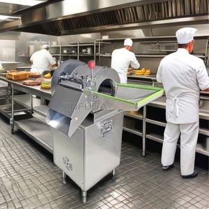 Commercial Automatic <b>Vegetable</b> <b>Cutter</b> Onion Cucumber Potato Slicer/Dicer with Motor Pump Engine Core Components for Stems - Product Image 4