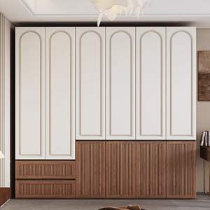 Tùy chỉnh đa màu sắc thiết kế hiện đại cửa tủ quần áo cho nội thất phòng ngủ bền và sử dụng khách sạn - Product Image 2