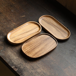 Guanlan Walnut Wood Oval <b>Tea</b> <b>Tray</b> For Kung Fu <b>Tea</b> Set Home Use Retro Style Dry Brewing <b>Tray</b> - Product Image 5