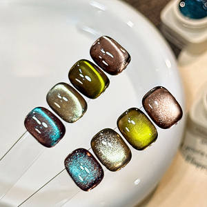 AILANUO เจลทาเล็บ 4 สี ลายตาแมว ฤดูใบไม้ร่วง แบบ UV - วีแกน ปลอดสารพิษ ปราศจาก HEMA แห้งด้วยแสง LED/UV เจลทาเล็บคุณภาพสูง - Product Image 3