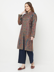 Chaqueta Larga Ligera de Viscosa Safaa para Verano - Chaqueta Casual para Mujer con Bolsillos y Tacto Suave - Product Image 4