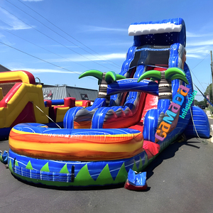 Tobogán Inflable Comercial <span class=keywords><strong>de</strong></span> PVC, Tobogán Acuático Gigante para Uso Familiar y Escolar, Castillo Inflable Acuático <span class=keywords><strong>con</strong></span> <span class=keywords><strong>Piscina</strong></span> para Exteriores - Product Image 3