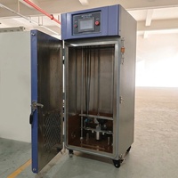 Chambre d'essai à fort impact pour batteries antidéflagrantes avec port de décompression et échappement pour laboratoire de sécurité