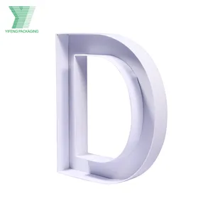 High Quality Wholesale A-Z Shape Letter Packaging Boxes Empty Alphabet Number Shaped Paper Gift Box