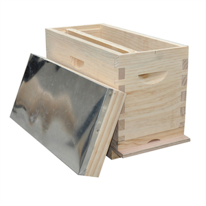 Boîte de ruche en bois Nuc non assemblée à 5 cadres Boîte <span class=keywords><strong>d</strong></span>'accouplement Queen Bee - Product Image 5