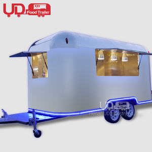 Taille personnalisée Europe Vente Café Thé Bière Kiosque Remorque Mobile de Restauration rapide de Camion De Barre - Product Image 1
